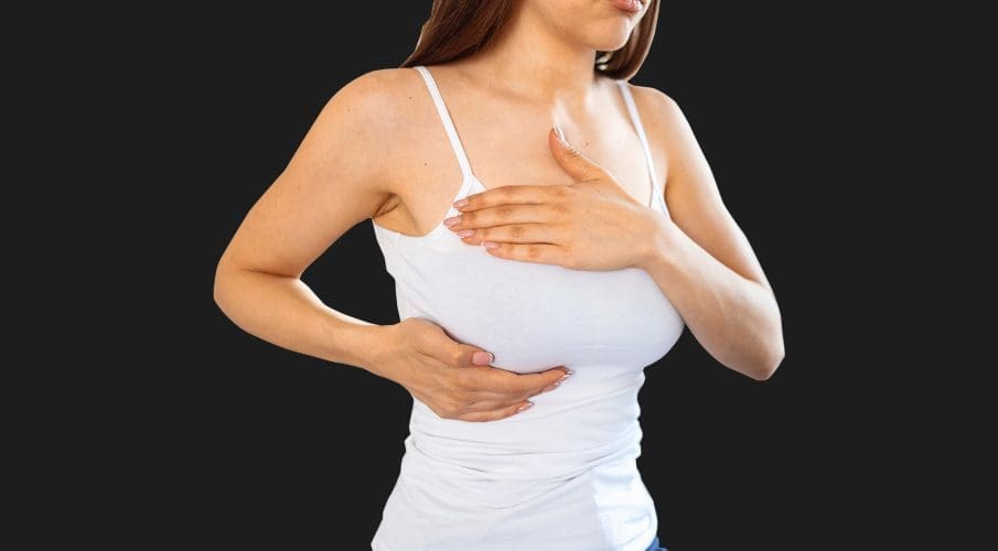 sagging breasts